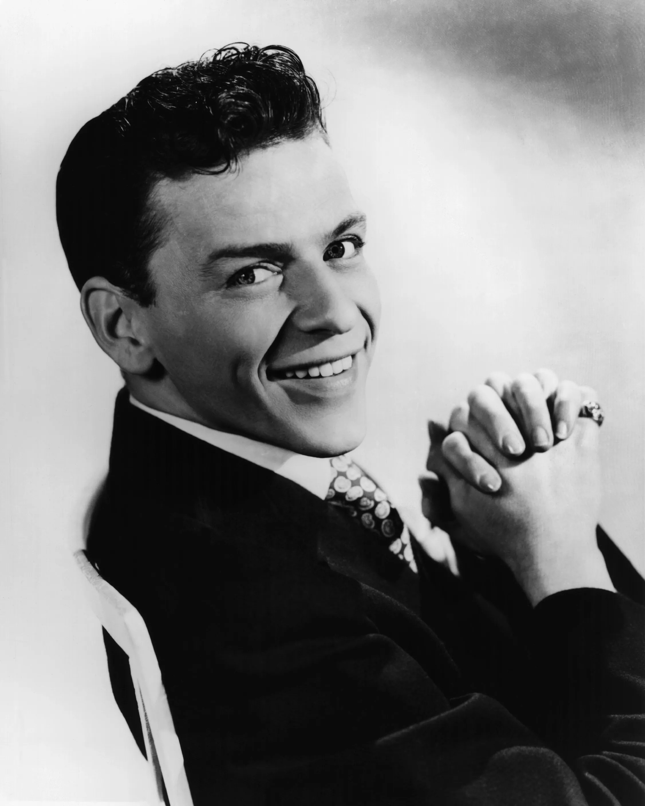 Frank Sinatra with pinky ring