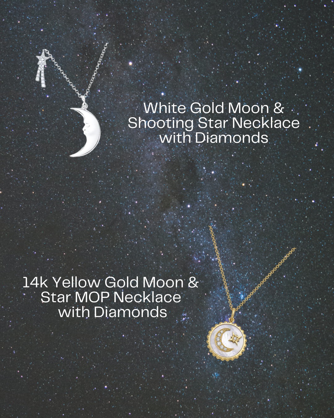 Kevin's Fine Jewelry celestial items white and yellow gold