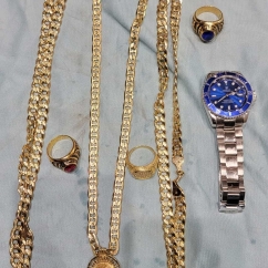 Fake gold jewelry