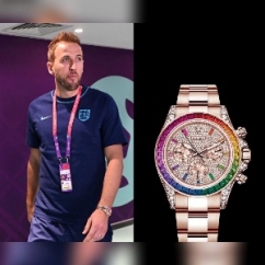 Harry Kane and Rolex Rainbow