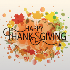 Happy Thanksgiving Licensed Shutterstock