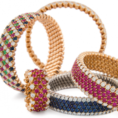 Serafino Consoli Colored Store Rings to Bracelets