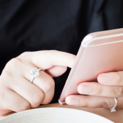 Zillion Engagement Ring and Phone